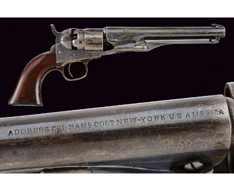 dating: 1862 provenance: USA, Round, rifled, 6-1/2', 36 cal  barrel (light pitting inside, visible rifling) with standard dor