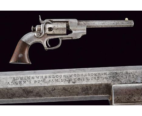 dating: 1858 - 1861 provenance: USA, Octagonal, rifled, 6', 32 cal. barrel (bore needs cleaning, visible rifling), with semi-