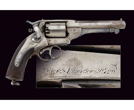 dating: 1860-70 provenance: Belgium, Faceted, rifled, 44 cal barrel (clean bore, visible rifling), with brass cusped front si