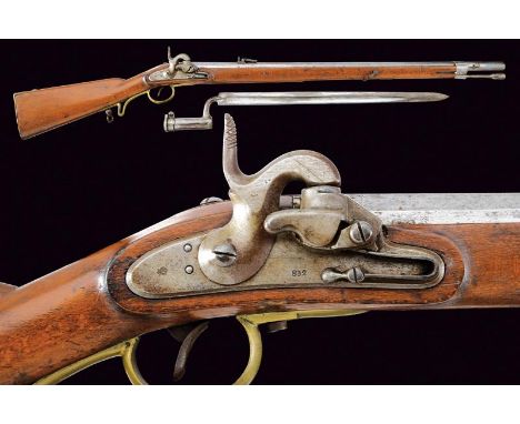 dating: 1852 provenance: Austria, Rifled, two-stage, 18 mm cal. barrel, round and octagonal, the base marked 'CP' and 'R', wi