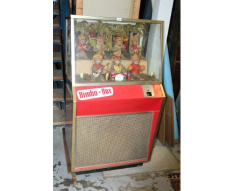 'Bimbo Box', by Ilta Elektrookustik - electrically-operated automaton model 1958 - with seven performing monkeys