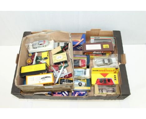 Diecast selection of boxed models - various manufacturers - including Corgi, Matchbox, Brumms, Solido, plus some early unboxe