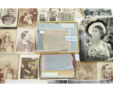 Henry C. Hall - author of Art & Sculpture books and articles - quantity of his working papers and glass negatives, plus a var