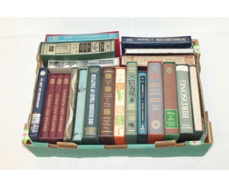Books - Folio Society editions - including Ill Met by Moonlight, One Hundred Years of Solitude, Travels in West Africa, Brave