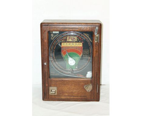 Brenner Ball 'Past the Arrow' machine   CONDITION REPORT  No key - Penny inserts and operates machine