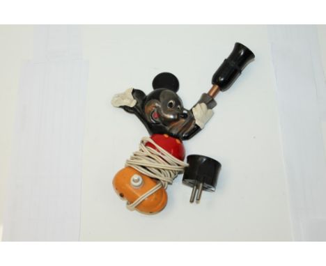 1950s Mickey Mouse wall light manufactured under license by Oluk of Denmark