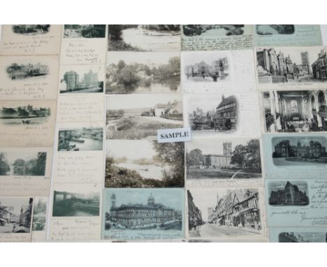 Postcards of Central and Northern Counties - a loose accumulation - including early cards, small size cards Newcastle 1900s, 