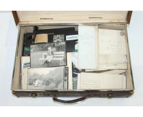 Mixed ephemera relating to Boxted, Essex - including an album of photographs of 'Clive's' Boxted, horse, family, garden and s