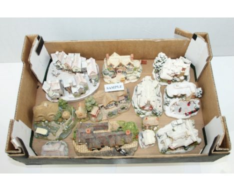 Collection of Lilliput Lane Cottages - including Tranquil Waterways, By The Mill Stream, Yuletide Shambles, Pen Pals, etc - v