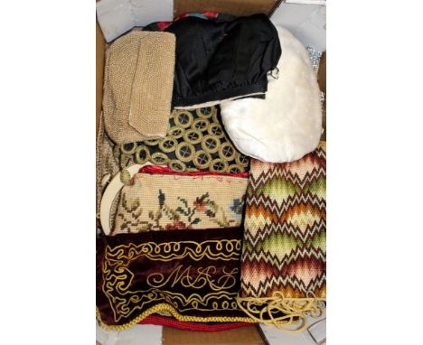 Antique and vintage beaded handbags and metal frames - including Czechoslovakian, plus others, etc (qty)   CONDITION REPORT  