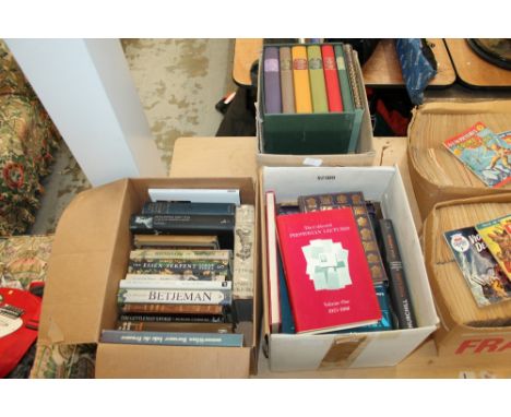 Books - Including The Folio Society, Gresham Myth & Legend series (nine volumes), interesting books (3 boxes)