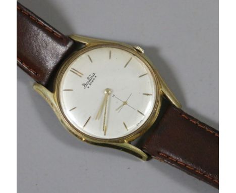 A Bentima Star gentleman's vintage manual wristwatch with subsidiary seconds.