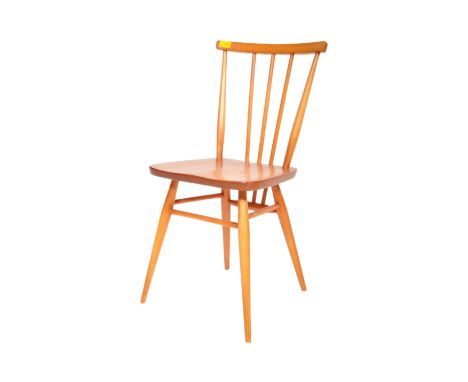 &nbsp;Lucian Ercolani - Ercol - 608 - All Purpose dining chair - A retro vintage mid 20th Century beech and elm &nbsp;Ercol c