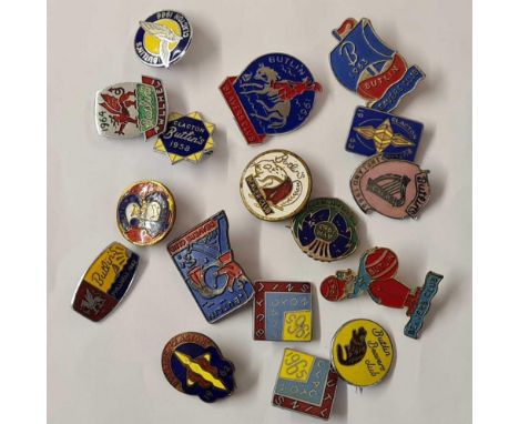 Enamel decorated badges