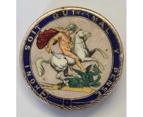 George II enamel crown c.1820