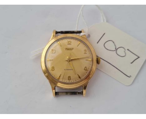 A GENTS TISSOT AUTOMATIC WRIST WATCH WITH SECONDS SWEEP 9CT WO 