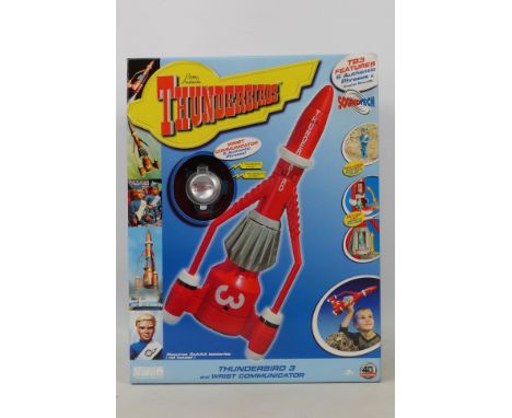Thunderbirds - Vivid Imaginations - Gerry Anderson. A boxed, factory sealed #58252 Thunderbird 3 with wrist communicator and 