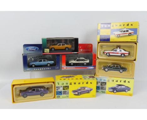 Corgi - Vanguards - A selection of Six boxed Vanguards in 1:43 scale. The cars appear Mint in Excellent boxes with certificat