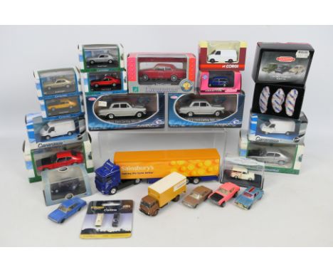 Cararama - Solido - Oxford - Scenecraft - Corgi - Matchbox. A selection of Twenty-four boxed and loose diecast models appeari