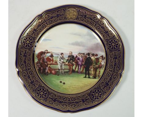 A Spode Armada Series plate, 23.5cm diameter