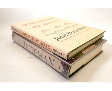 Summoned by Bells by John Betjeman, first edition together with 'Betjeman' by A N Wilson 