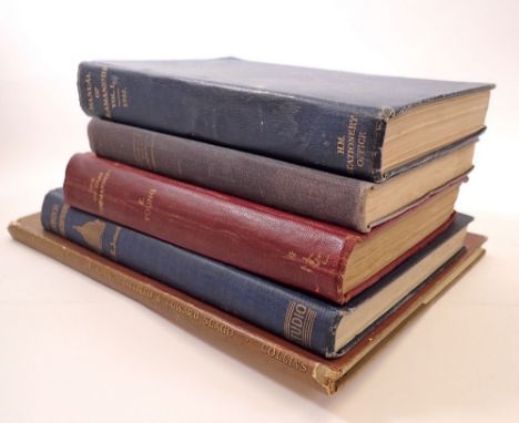 A group of five military books including 'Manual of Seamanship' 1937 Vol I 