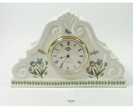 A Portmerion large mantel clock, 32cm wide