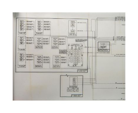 Original set of Master Schematics from Grumman Aerospace titled, Space Shuttle Orbiter: Reaction Control Subsystem, as develo