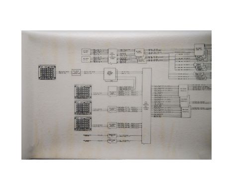 Original set of Master Schematics from Grumman Aerospace titled, Space Shuttle Orbiter: Guidance, Navigation and Flight Contr