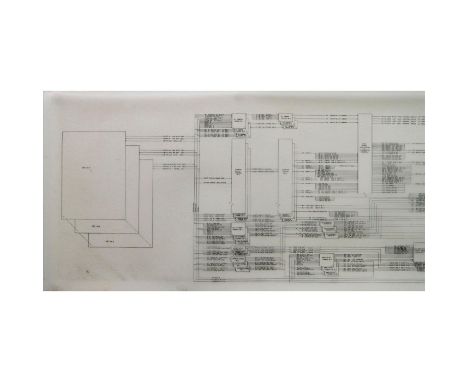 Original set of Master Schematics from Grumman Aerospace titled, Space Shuttle Orbiter: Guidance, Navigation and Flight Contr