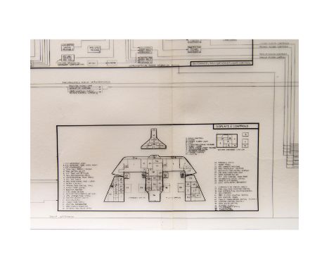 Original set of Master Schematics from Grumman Aerospace titled, Space Shuttle Orbiter: Integrated Functional Configuration L