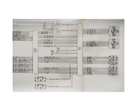 Original set of Master Schematics from Grumman Aerospace titled, Space Shuttle Orbiter: Guidance, Navigation and Flight Contr