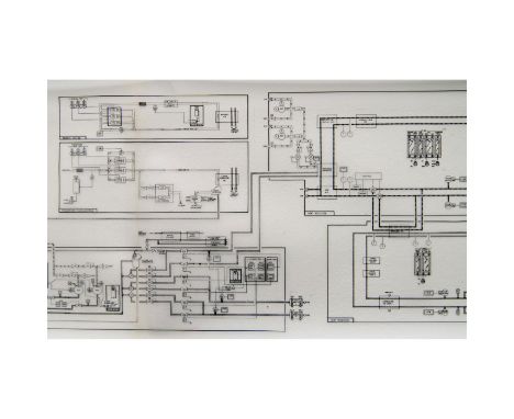 Original set of Master Schematics from Grumman Aerospace titled, Space Shuttle Orbiter: Environmental Control/Life Support Sy