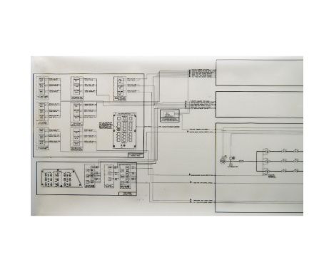 Original set of Master Schematics from Grumman Aerospace titled, Space Shuttle Orbiter: Reaction Control Subsystem, as develo