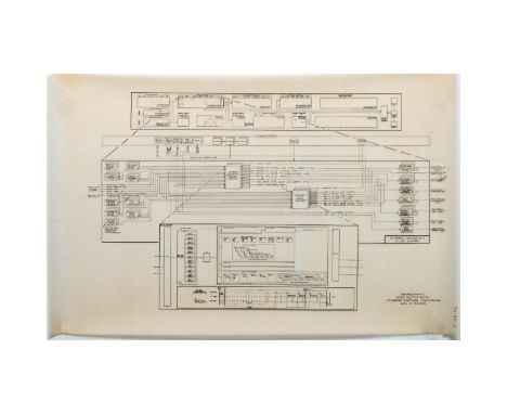 Original set of Master Schematics from Grumman Aerospace titled, (Space Shuttle System: Guidance, Navigation and Flight Contr