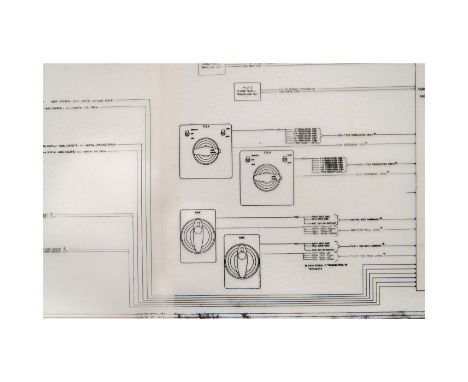 Original set of Master Schematics from Grumman Aerospace titled, Space Shuttle Orbiter: Guidance, Navigation and Flight Contr