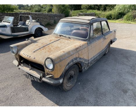 Lot 111963 Triumph Herald 12/50Reg. no. 5562 RUChassis no. GD7051RSEngine no. GD7087-HETransmission: ManualMileage: 641 (indi