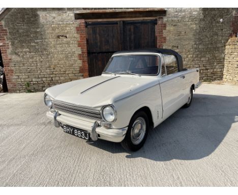 Lot 101970 Triumph Herald 13/60Reg. no. BHY 883JChassis no. GE79456CVEngine no. GK4107HETransmission: ManualMileage: 5913 (in