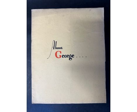 About George' - a Peter Crosby cartoon book regarding the MG M type Midget, 12 pages.