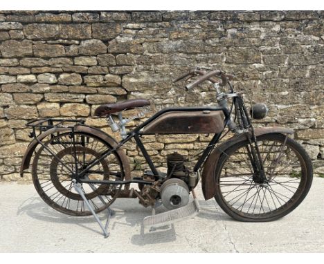 94Circa 1924 Monet Goyon 125cc ‘ladies’ motorbikeReg. no. No V5CFrame no. UnknownEngine no. UnknownOur vendor was told that t