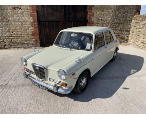 Lot 411069 Wolseley 1300 MkIIReg. no. VYN 49GChassis no. WA4S5 25246Engine no. TBCTransmission: ManualMileage: 45,239 (Indica