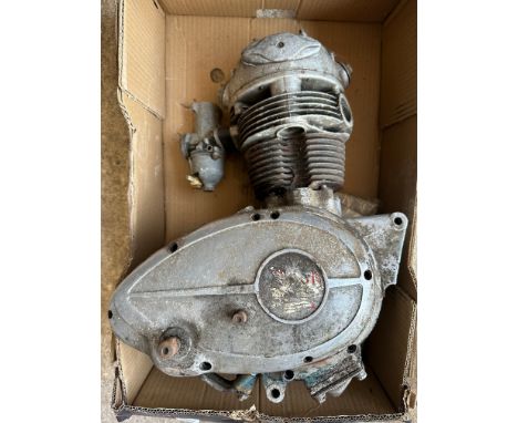 A quantity of BSA C15 parts including engine etc.
