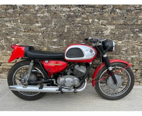 1966 Suzuki T20 250 Super SixReg. no. ARE 666DFrame no. 22749Engine no. 22841The T20 was a two-stroke twin that although firs