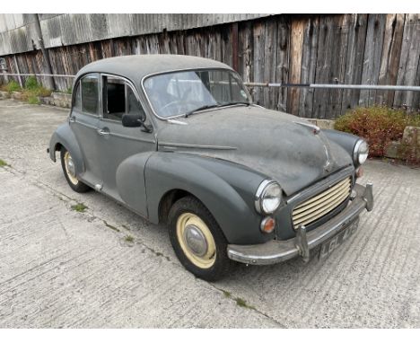 Lot 601961 Morris Minor 1000Reg. no. LGL 475Chassis no. M/AS3 872262Engine no. TBCTransmission: ManualMileage: 92,288 (Indica