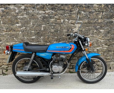 1978 Honda CB50JReg. no. KBV 296SFrame no. CB50J - 1042701Engine no. CB50JE – 1042809The 1970s saw Honda adopting the vertica