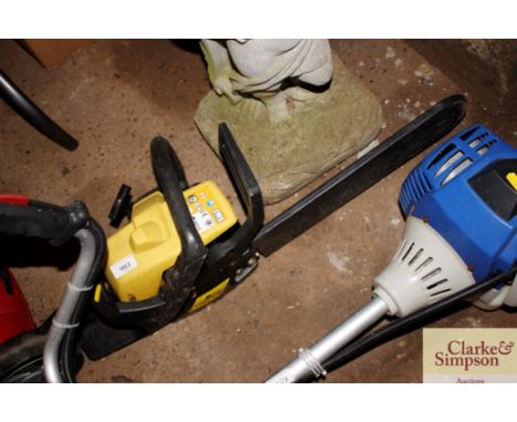 A Mcculloch petrol chainsaw 