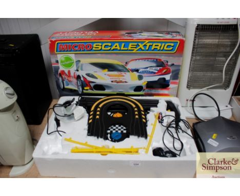 A micro Scalextric set 