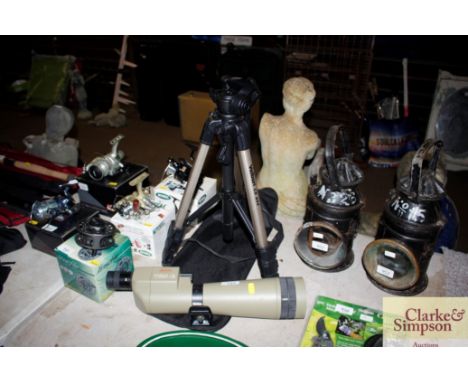 A Cowa Tsn-2 spotting scope with tripod 