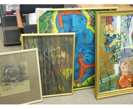 JOHN CHERRINGTON OF HEREFORD (1931-2015) - (Five times exhibitor at the National Portrait Gallery, see Lot 77, his portrait o