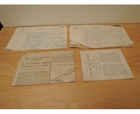 A War Diary or Intelligence Summary, Army Form C2118 dated June 1915 8th Brigade 3rd Division, hand written in pencil, 11 pag